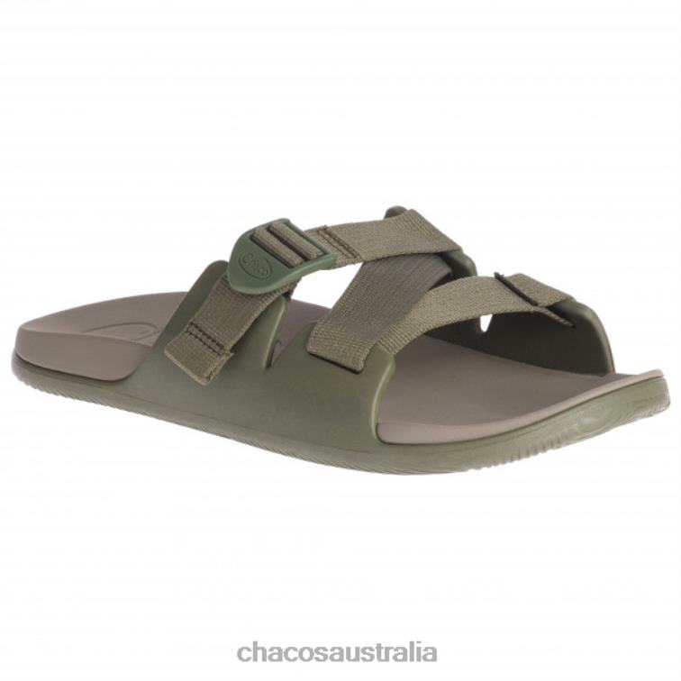 Chacos Active Blue Chillos Slide-Sandals Chaco HP26H501 Unisex