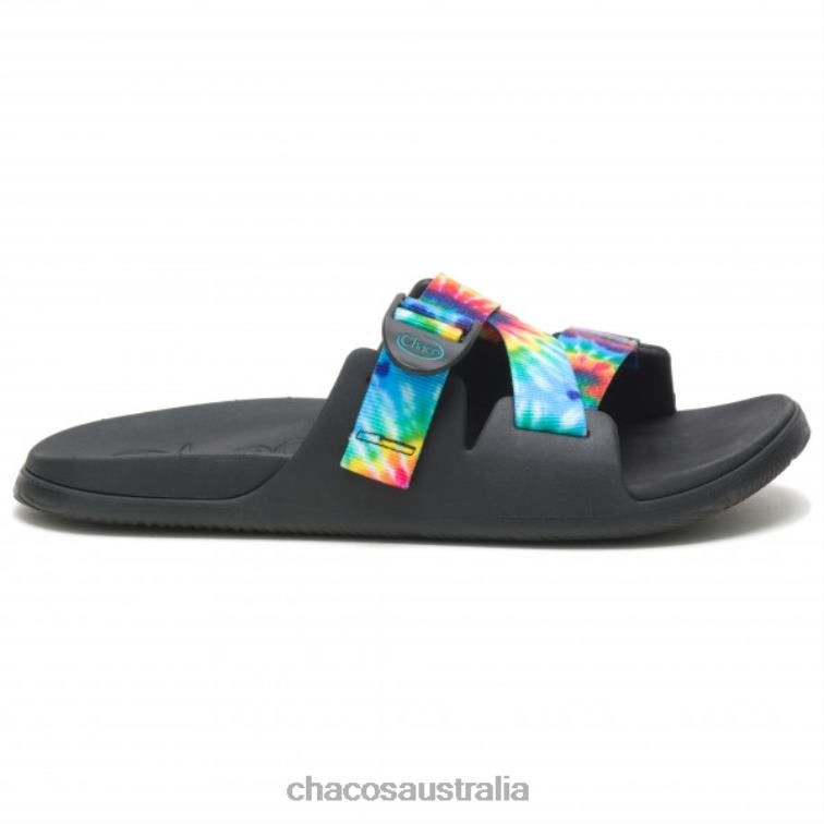 Chacos Active Blue Chillos Slide-Sandals Chaco HP26H501 Unisex
