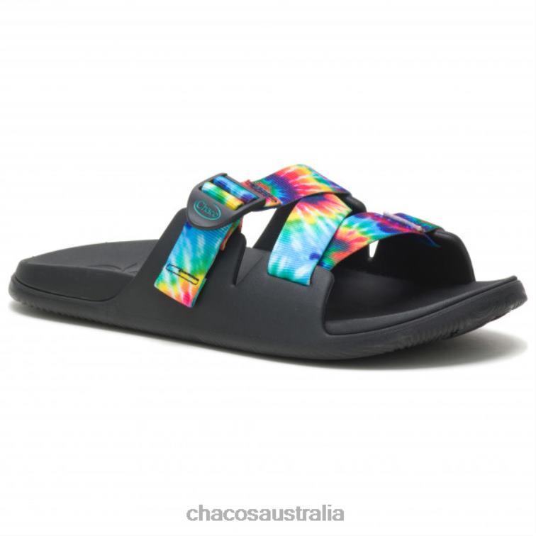 Dark Tie Dye Chillos Slide-Sandals Chacos Chaco HP26H498 Unisex