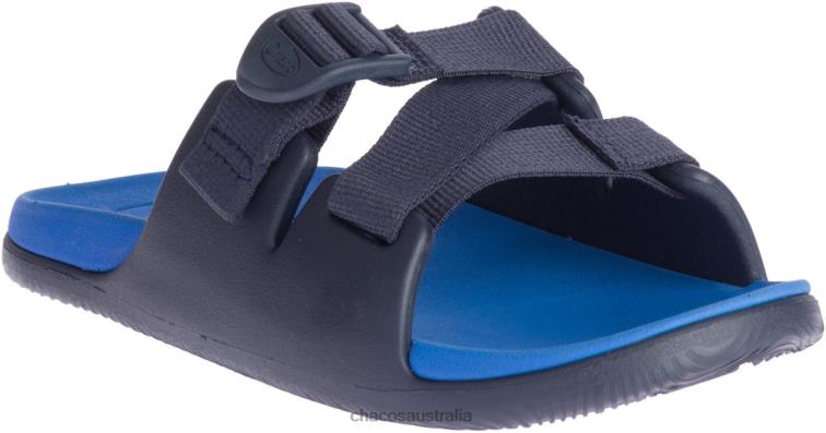 Big Kid\'s Chillos Slide Chacos Active Blue Chaco HP26H242 Kids Active Blue