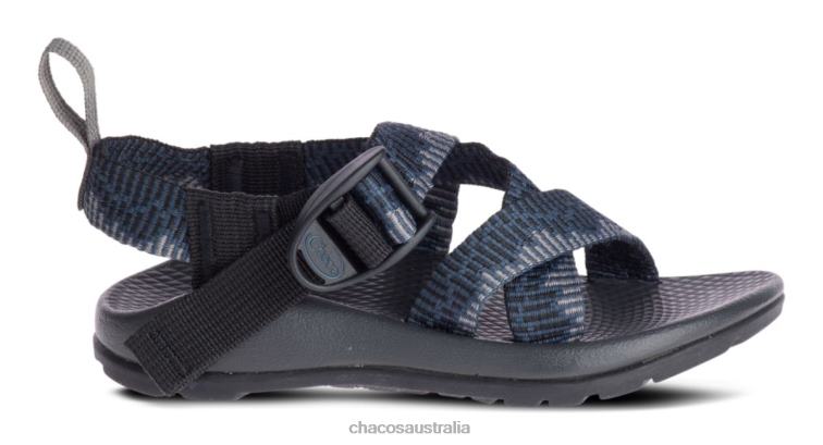 Chacos Amp Navy Little Kid's ZX/1 Ecotread Sandal Chaco HP26H232 Kids Amp Navy
