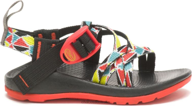 Chacos Crust Multi Little Kid's ZX/1 Ecotread Chaco HP26H248 Kids Crust Multi