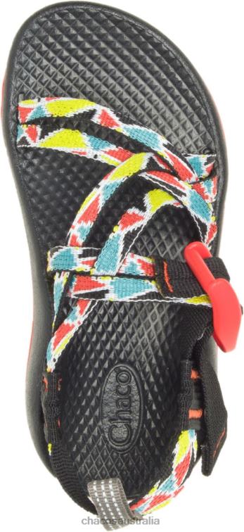 Chacos Crust Multi Little Kid\'s ZX/1 Ecotread Chaco HP26H248 Kids Crust Multi