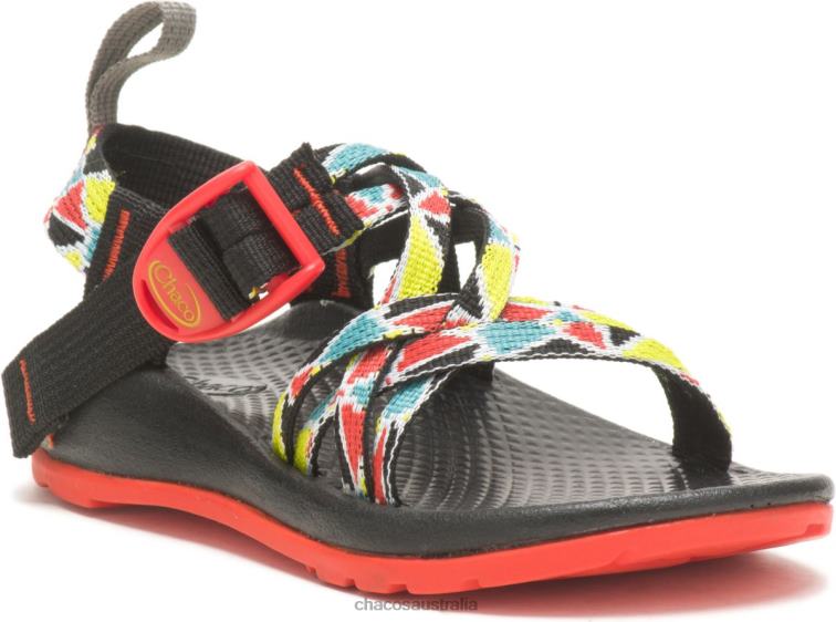 Chacos Crust Multi Little Kid\'s ZX/1 Ecotread Chaco HP26H248 Kids Crust Multi