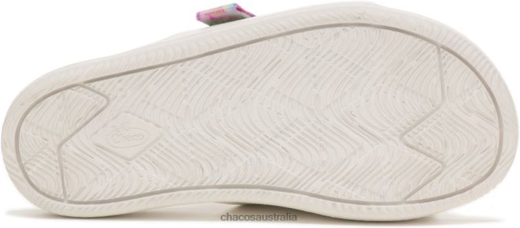 Chacos Light Tie Dye Big Kid\'s Chillos Slide Chaco HP26H217 Kids Light Tie Dye