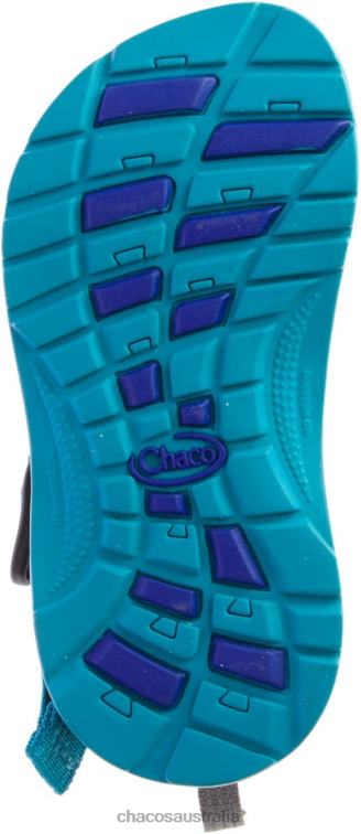Chacos Little Kid\'s ZX/1 Ecotread Sandal Break Teal Chaco HP26H236 Kids Break Teal