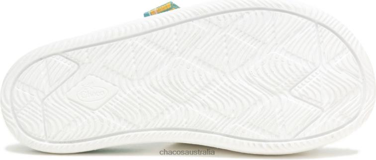 Court Porcelain Chacos Big Kid\'s Ramble Fluff Chaco HP26H223 Kids Court Porcelain
