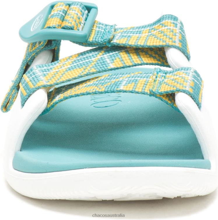 Court Porcelain Chacos Big Kid\'s Ramble Fluff Chaco HP26H223 Kids Court Porcelain