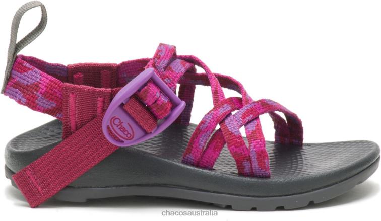 Sweeping Fuchsia Little Kid's Z/1 Ecotread Sandal Chacos Chaco HP26H245 Kids Sweeping Fuchsia