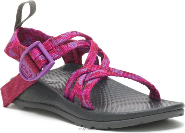 Sweeping Fuchsia Little Kid\'s Z/1 Ecotread Sandal Chacos Chaco HP26H245 Kids Sweeping Fuchsia