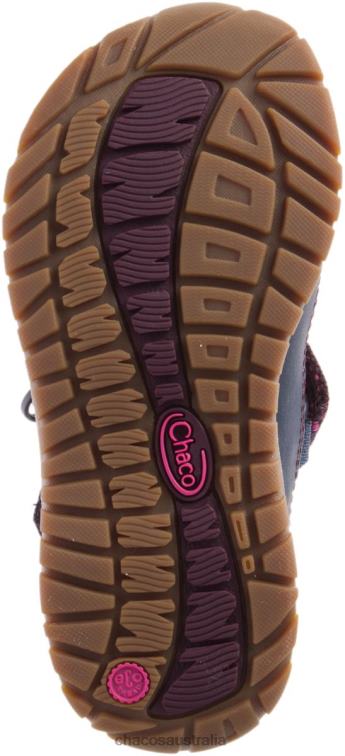Big Kid\'s Z/1 Ecotread Sandal Chacos Purple Chaco HP26H224 Kids Purple