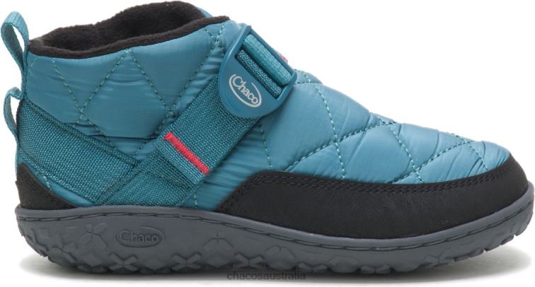 Glacier Blue Chacos Big Kid's Ramble Puff Chaco HP26H238 Kids Glacier Blue