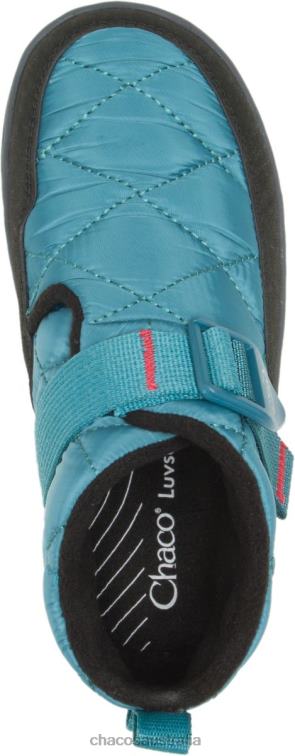 Glacier Blue Chacos Big Kid\'s Ramble Puff Chaco HP26H238 Kids Glacier Blue