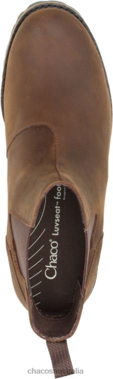 Big Kid\'s Chillos Slide Chacos Chestnut Brown Chaco HP26H208 Men Chestnut Brown