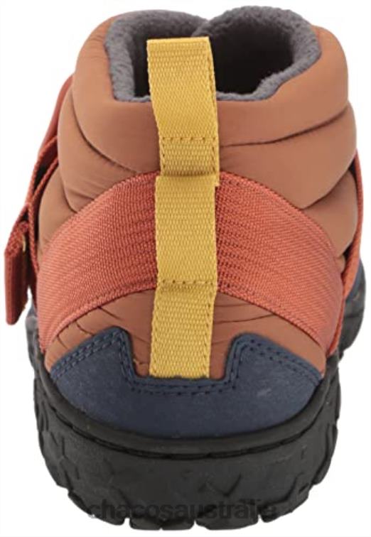 Blocked Brown Men\'s Ramble Puff Linear Snow Boot Chacos Chaco HP26H372 Men Blocked Brown