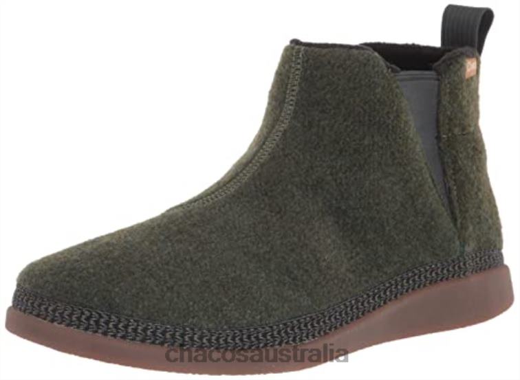 Men\'s Revel Chelsea V-Gore Boot Chacos Forest Green Chaco HP26H380 Men Forest Green