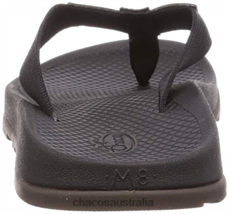 Black Chacos Men\'s Lowdown Flip Flop Chaco HP26H294 Men Black