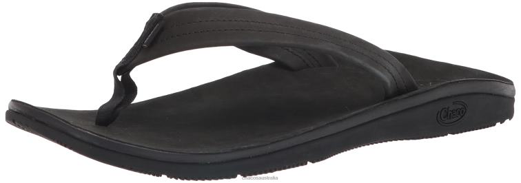 Men's Classic Leather Flip-Flop Black Chacos Chaco HP26H399 Men
