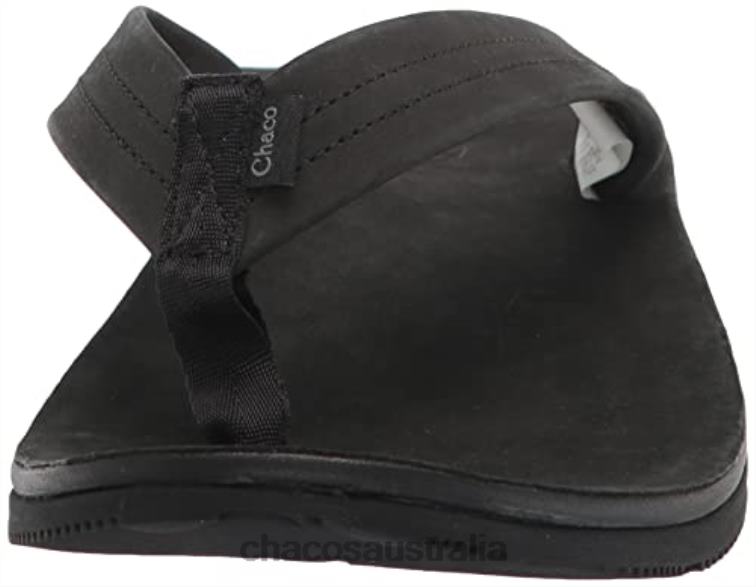Men\'s Classic Leather Flip-Flop Black Chacos Chaco HP26H399 Men