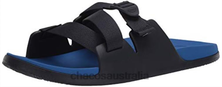 Chacos Active Blue Men\'s Chillos Slide Sandal Chaco HP26H328 Men Active Blue