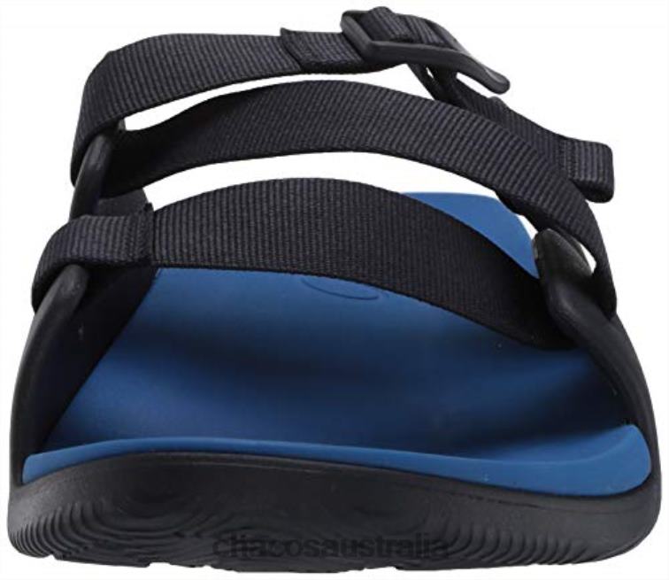 Chacos Active Blue Men\'s Chillos Slide Sandal Chaco HP26H328 Men Active Blue