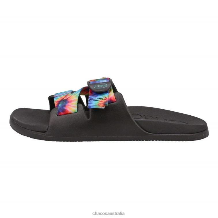 Chacos Dark Tie Dye Men's Chillos Slide Sandal Chaco HP26H392 Men