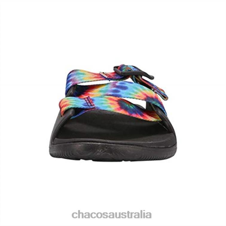 Chacos Dark Tie Dye Men\'s Chillos Slide Sandal Chaco HP26H392 Men