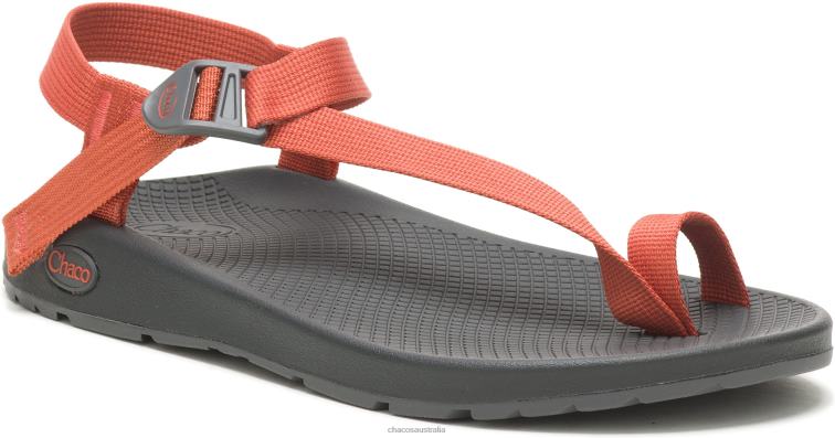 Chacos Orange Rust Men's Bodhi Sandal Chaco HP26H344 Men Orange Rust