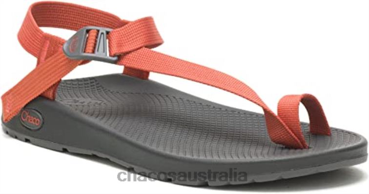 Chacos Orange Rust Men\'s Bodhi Sandal Chaco HP26H344 Men Orange Rust