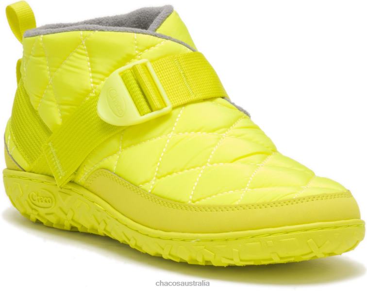 Chacos Men\'s Paonia Clog Hi-Viz Green Chaco HP26H156 Men Hi-Viz Green