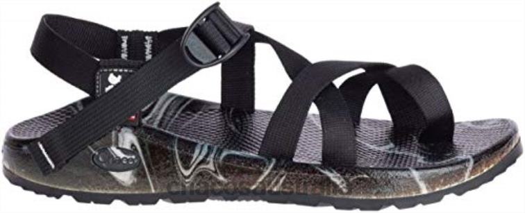 Ascend Black Print Chacos Men\'s Z2 Cloud Chaco HP26H459 Men