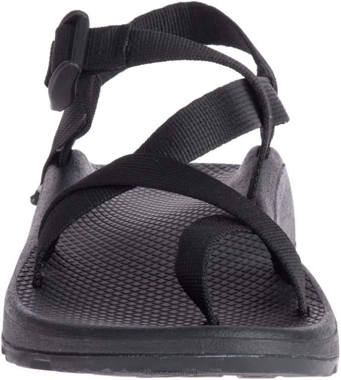 Chacos Men\'s Mega Z/Cloud Solid Black Chaco HP26H188 Men Solid Black