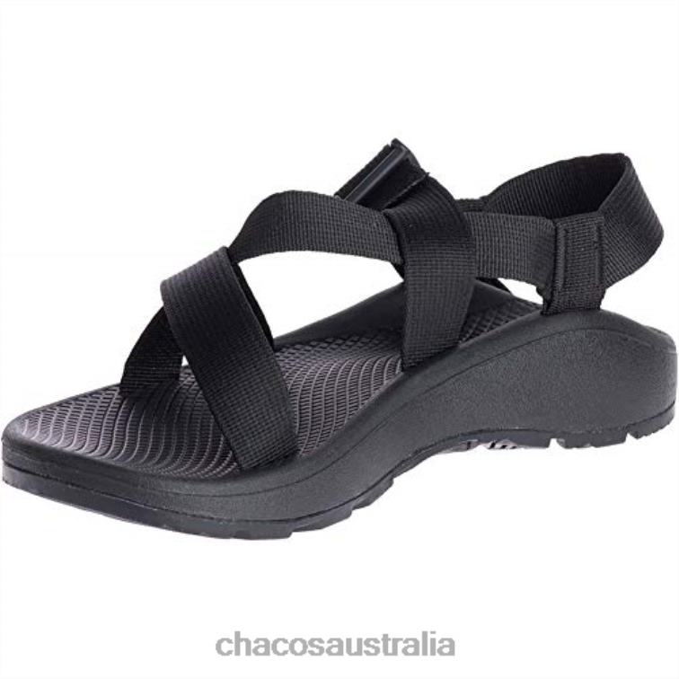 Men\'s Mega Z Cloud Sport Sandal Chacos Solid Black Chaco HP26H288 Men Solid Black