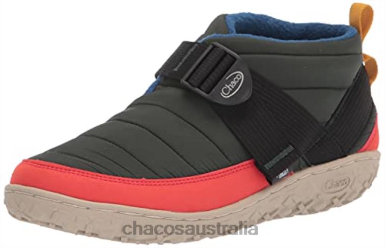 Blocked Forest Green Chacos Women\'s Ramble Puff Linear Snow Boot Chaco HP26H255 Women Blocked Forest Green