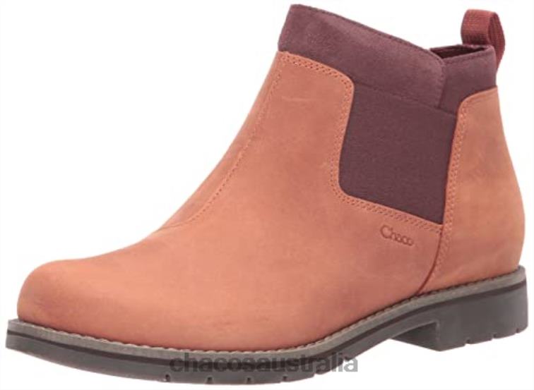 Mahogany Chacos Women\'s Cataluna Explorer Chelsea Boot Chaco HP26H366 Women Mahogany