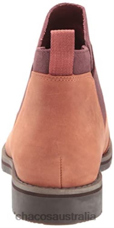 Mahogany Chacos Women\'s Cataluna Explorer Chelsea Boot Chaco HP26H366 Women Mahogany