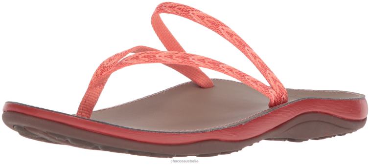 Chacos Women's J106412 Flip-Flop Motif Peach Chaco HP26H489 Women