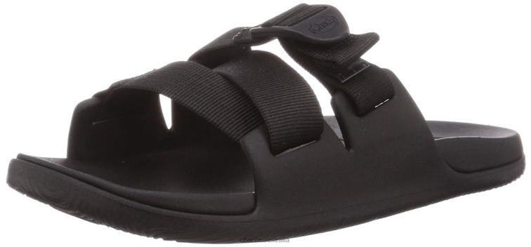 Black Chacos Women's Chillos Slide Sandal Chaco HP26H287 Women Black