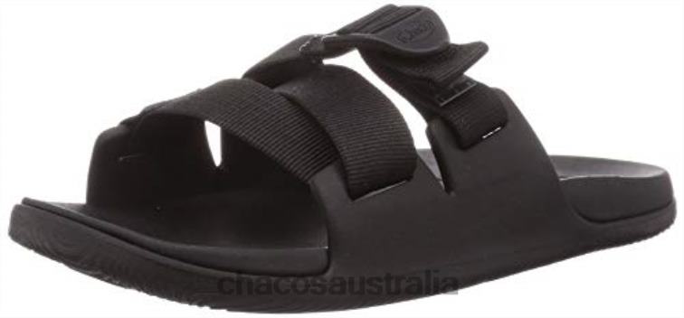 Black Chacos Women\'s Chillos Slide Sandal Chaco HP26H287 Women Black