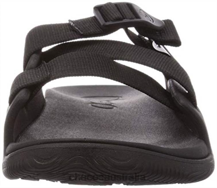 Black Chacos Women\'s Chillos Slide Sandal Chaco HP26H287 Women Black