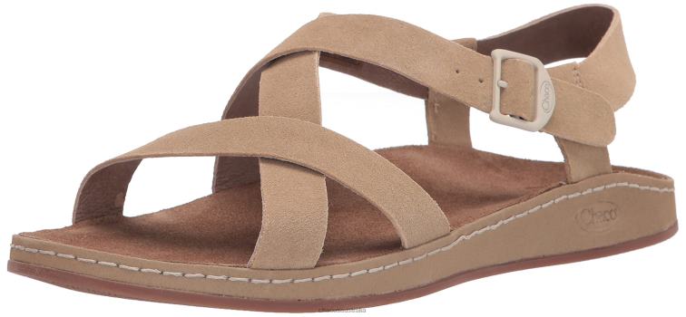 Women's Wayfarer Sandal Chacos Suede Buff Chaco HP26H322 Women Suede Buff