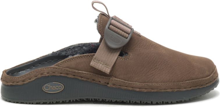 Women's Paonia Clog Fluff Earth Brown Chacos Chaco HP26H1 Women Earth Brown