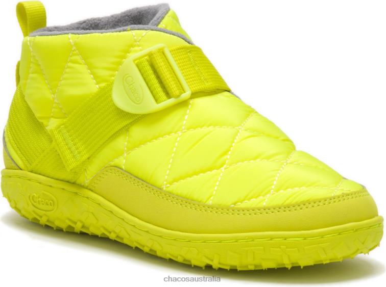 Women\'s Ramble Puff Hi-Viz Green Chacos Chaco HP26H33 Women Hi-Viz Green