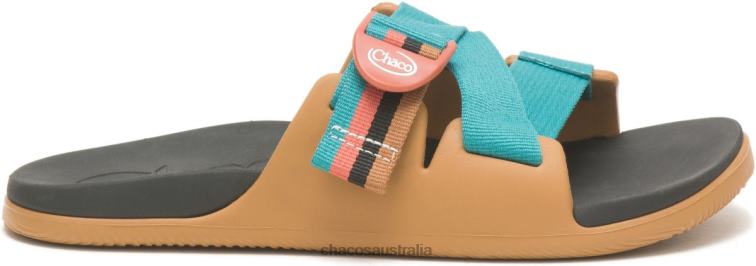 Women's Chillos Slide Retro Camel Brown Chacos Chaco HP26H26 Women Retro Camel Brown
