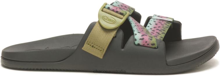 Women's x Thomas Rhett Chillos Slide Chacos Rainbow Trout Chaco HP26H50 Women Rainbow Trout