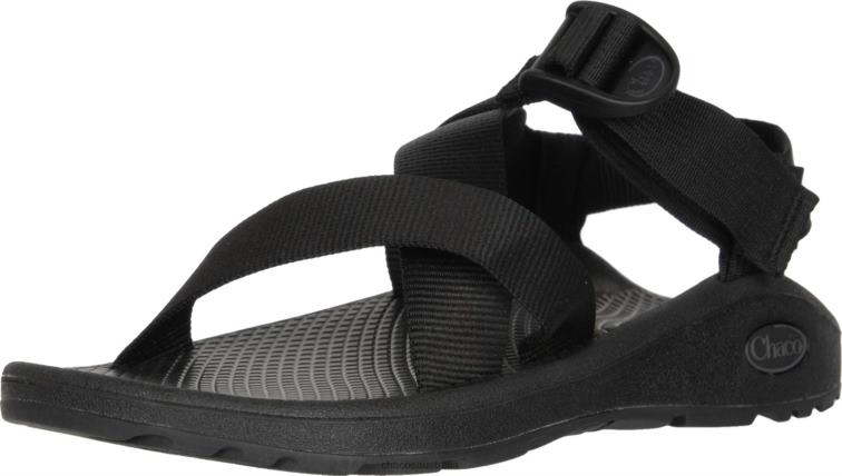 Chacos Solid Black Women's Mega Z Cloud Sandal Chaco HP26H313 Women Solid Black