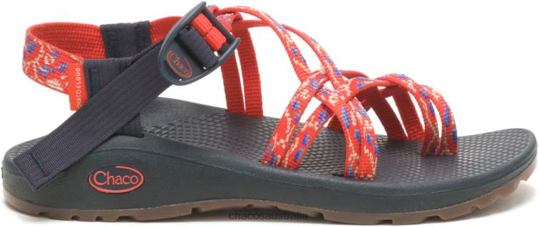 Chacos Women's Mega Z/Cloud Botanic Spicy Orange Chaco HP26H92 Women Botanic Spicy Orange