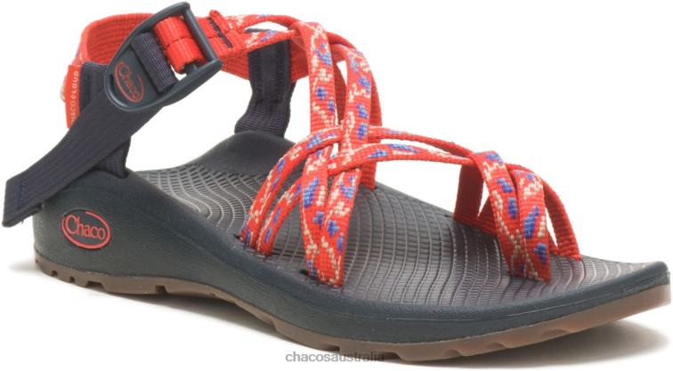 Chacos Women\'s Mega Z/Cloud Botanic Spicy Orange Chaco HP26H92 Women Botanic Spicy Orange
