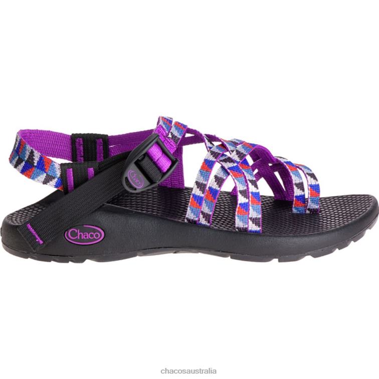 Women's Zvolv X2 Athletic Sandal Chacos Camper Purple Chaco HP26H364 Women Camper Purple